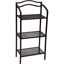 Household Essentials 3-Shelf Standing Rack, Espresso - Granadias